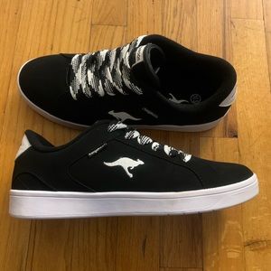 KangaROOS Men's Black Andy Court Shoe 10.5 Regular
